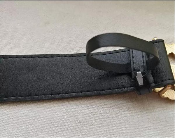 

fashion designer belts men women classic luxury casual letter big gold silver black buckle genuine leather belt width high quality, Black;brown