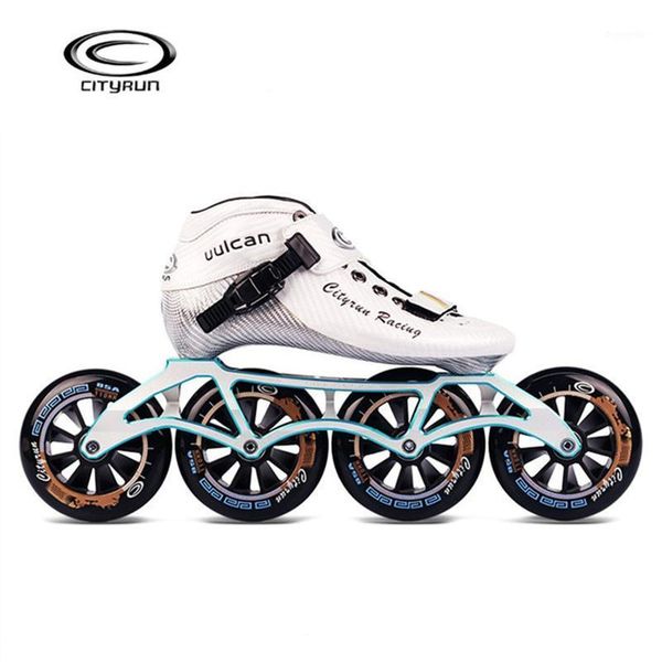 

cityrun pro vulcan speed skates patines kids 30-37 adults 37-45 professional 6-layers carbon fiber inline skates sneaker1