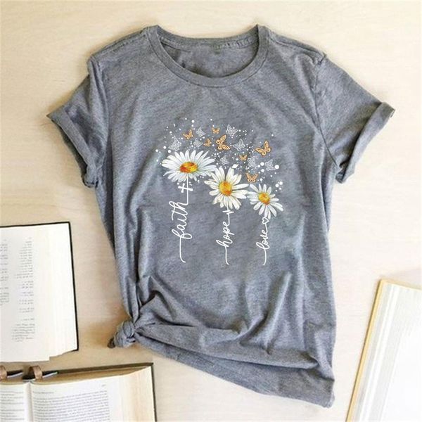 

chrysanthemum butterfly print women t-shirt short sleeve casual summer t-shirt femme graphic tee shirt for lady ropa de mujer bbyjzr lg2010