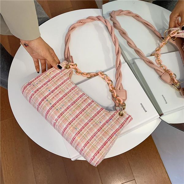 

unusual bag 2020 new korean fashion versatile one shoulder messenger bag chain underarm