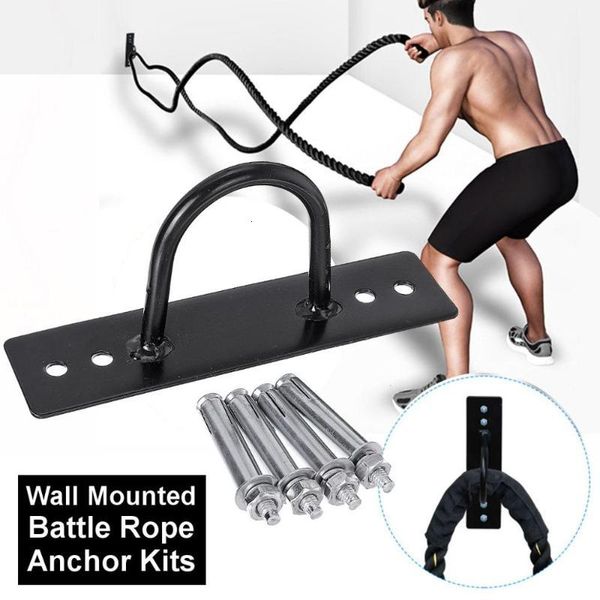 

wall mounted battle rope anchor expansion screws fitness training yoga bracket hammocks kit fitness equipment accessories swing