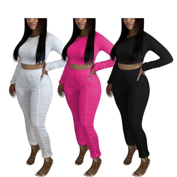 

seamless women casual set workout sportswear gym clothing fitness long sleeve crop high waist leggings sports suits autumn, Gray