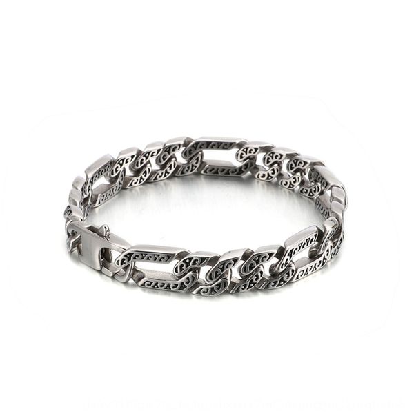 

punk titanium steel men's fashion simple bracelet personality pattern stainless steel bracelet fashion male accessories 6y8to, Golden;silver