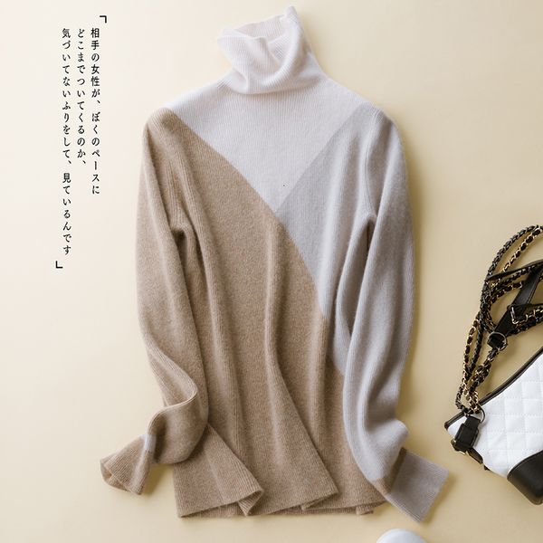 

2021 for skin sensitive pullovers 100% pure cashmere goat sweaters winter soft thin-style female jumpers wwf5, White;black