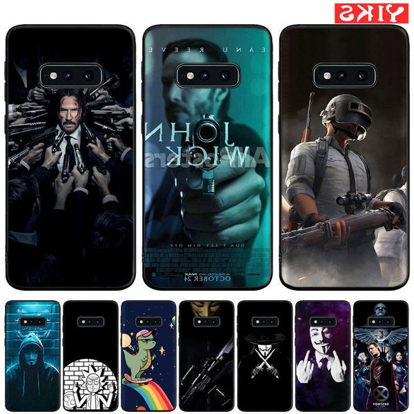 

gun terminator phone case s8 s9 s10 s10e 5g джон wick обложка для samsung note 10 plus 8 9 s7 пограничный коке