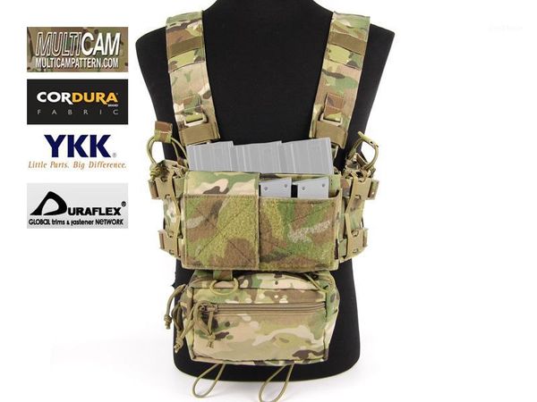 

hunting jackets genuine multicam ss 3 tactical vest light fight micro chest rig complete set(sku051462)1, Camo;black