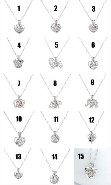 

pendant love natural freshwater with cage oyster pearl hollow locket necklace hip hop bling chains jewelr