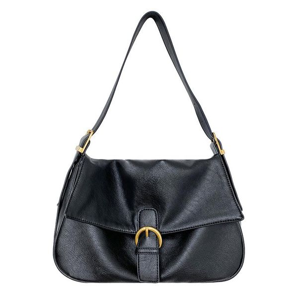 

pu leather messenger bag 2020 new fashion women handbags vintage handbag underarm bag shoulder bolsa feminina