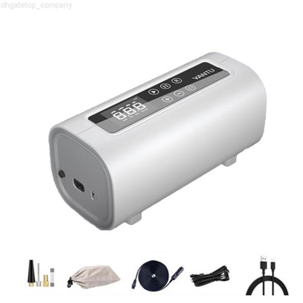 

portable air inflator electric pump dual-cylinder rgb air inflator for car bicycle motorcycle bike auto suv 2000mah 12v