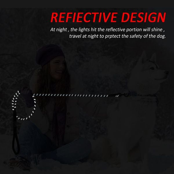 

6ft nylon pet dog leash reflective dog leashes long rope dog lead belt for small large dogs gift gps tracker acc sqciyp