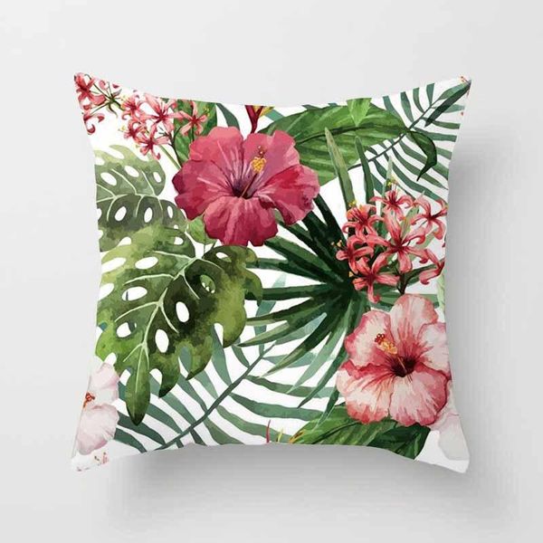 

single sided printed pillowcase plant cushion cover 4545 sofa cushions pillow cases polyester home decor pillow covers kd 0101 swy jlltxm