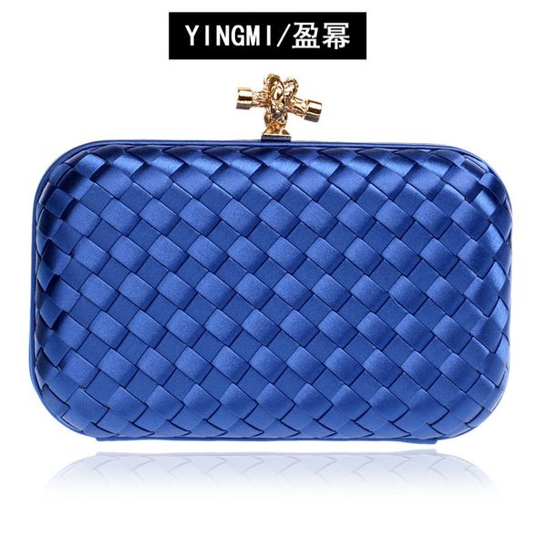 

new women's woven dinner bag banquet handbag evening bags wholesale