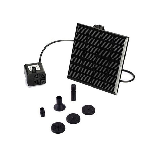 Aquarium Solarbetriebene Wassersprühpumpe Brunnen Erhöhen Sie den Sauerstoff-Solarpanel-Kit für Gartenterrasse Fischteich Poolwasser zirkulieren Y200922