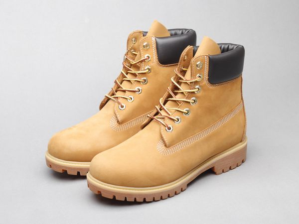 

2021 boots snow genuine leather waterproof work boots british men's and women's shoes, Black