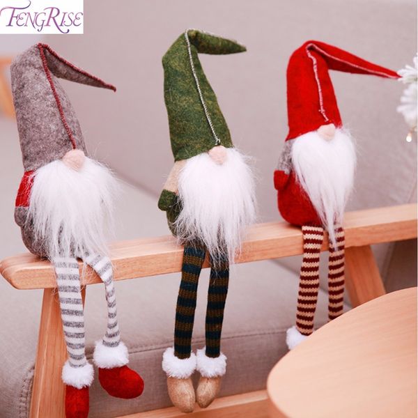 

fengrise long legged elf doll decorations for ornaments christmas gift xmas new year home decor noel navidad 2020