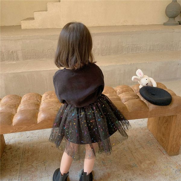 

new winter 2020 autumn girl's bodyguard and gauze pure cotton fce thickened princs drs ffy skirt t7hnlyso, Red;yellow