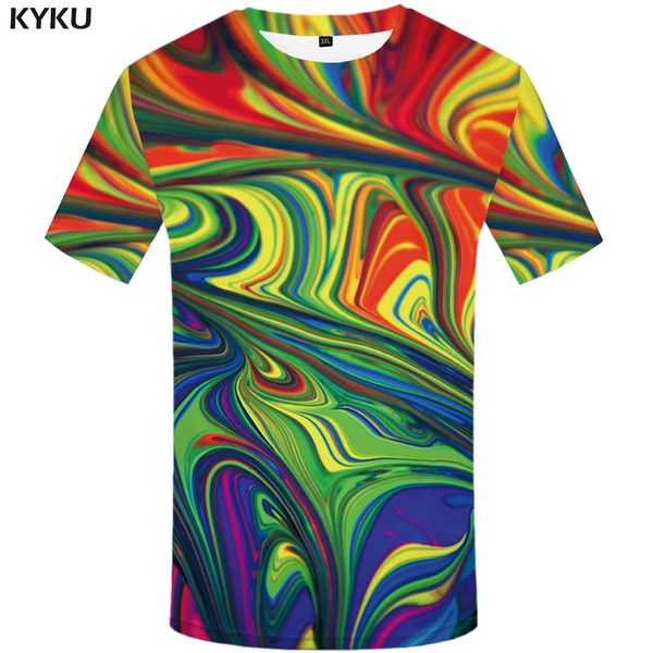 

magnetic tape music anime gothic printed vintage print colorful 3d 3d print shirts harajuku plus size horror men clothing