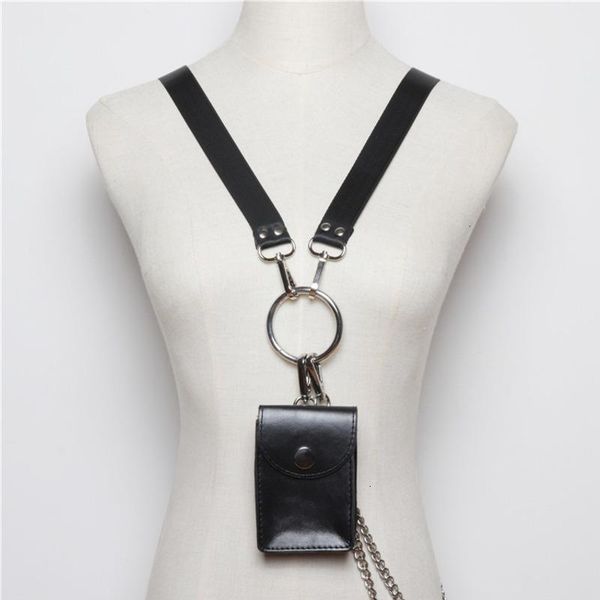 

tvvovvin 2020 mini сумка женский new original design wild съемные металлические цепи, перекинутой висит шеи двойного назначения сумка pc200, Black;brown