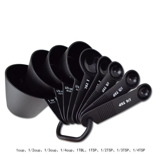 

plastic measuring spoons 9pcs suit with scale spoon cake kitchen seasoning measurings tool removable 5 54jj j1