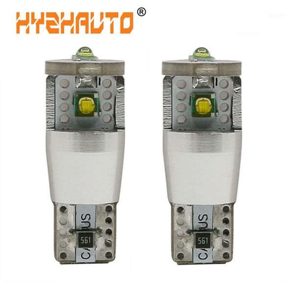 

hyzhauto t10 w5w led canbus car lights xp-e led bulbs 12v auto wedge lamp clearance light super bright white 500lm 2pcs/lot1