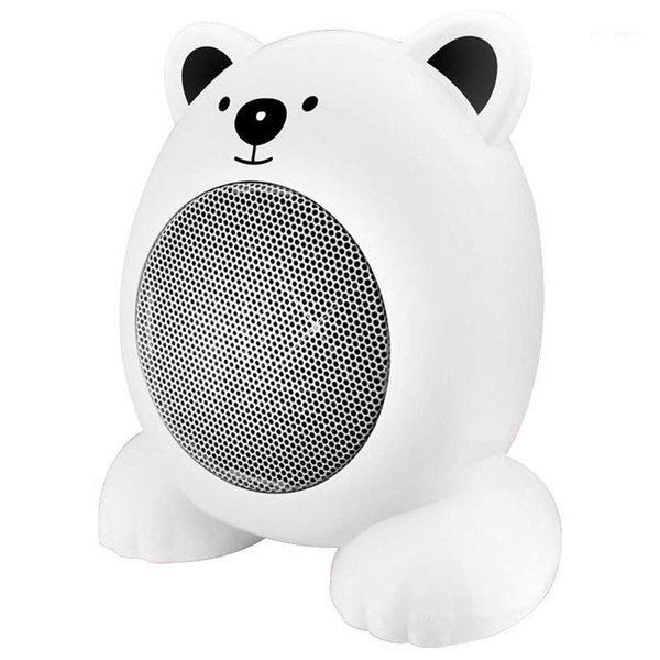 

cute cartoon space heater portable electric heater for home bedroom office desk table ceramic fan mini small us pl1