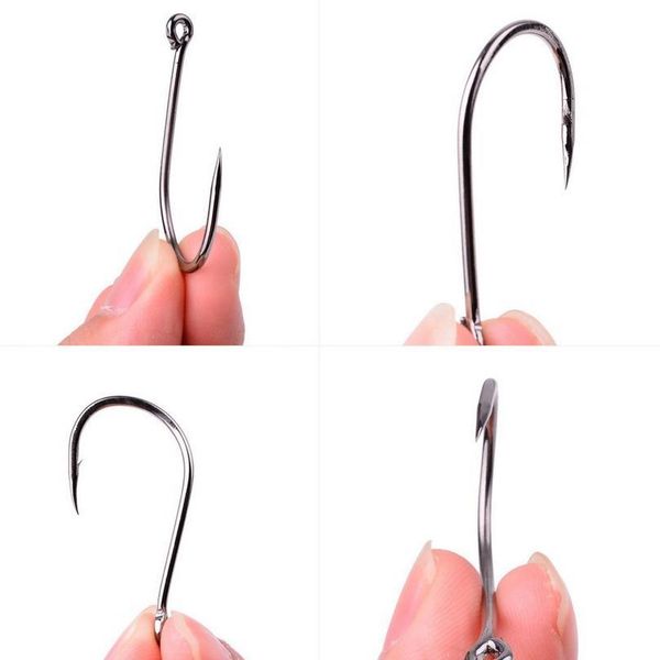 

50pcs / 20pcs / box circle carp eyed fishing hook size 2-22# ring eye japan fishhooks fishing hooks single jig f sqcuvf