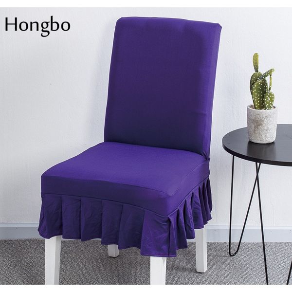 

hongbo solid color съемный стул крышка натягивания эластичных скольжения ресторан для свадьбы банкетный складной гостиничный стул, покрытие