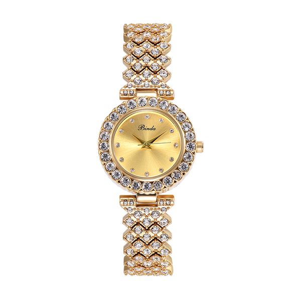 

fashion luxury quartz watch high-end fashion crystal diamond bracelet waterproof steel belt ladies watch delivery, Slivery;brown