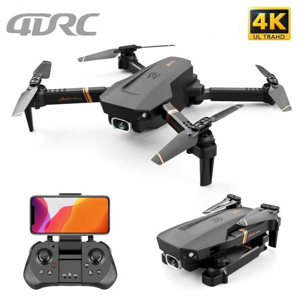 

4drc v4 wifi fpv drone wifi концертное видео fpv 4k / 1080p hd широкоугольные камеры складной высоты удерживать прочный rc drone
