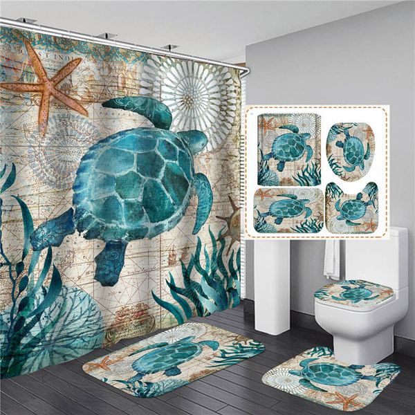

bathroom sets shower curtain set 4 pcs shower curtain mat set toilet cover 180x180cm shower curtain toilet seat covers home decor