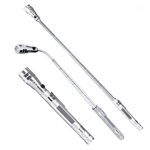 

flashlights torches portable flexible head 3 led torch lamp bottom double magnet dead angle nemesis1