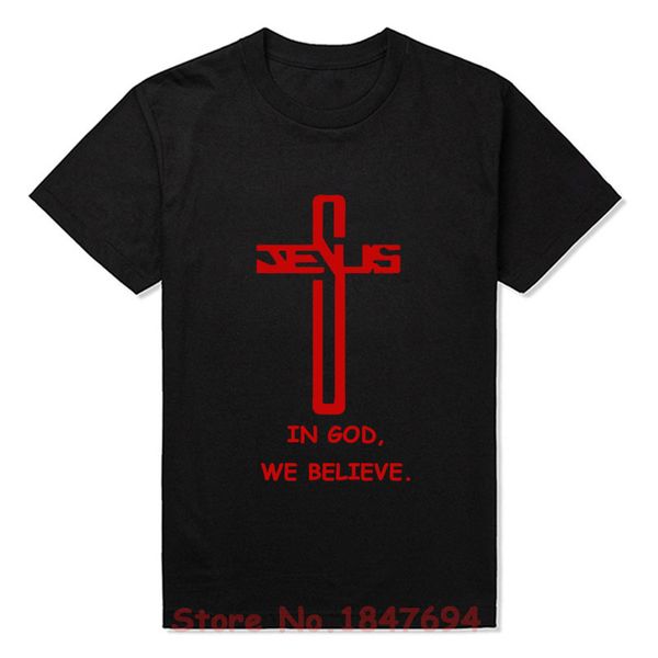 

спорт новое лето стиль in god we trust считают, тенниску смешной christian t shirt мужчин с коротким рукавом top тройники