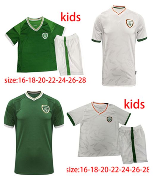 

20 21 new ireland football jersey 2020 2021 duffy mclean home and away fans' edition northern ireland thai + children's soccer shi, Black;yellow