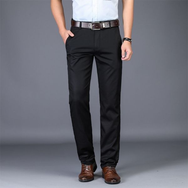 

aoosv new 4aru3 tencel cotton men's straight men's summer thin casual casual pants youth business pants 2019, Blue