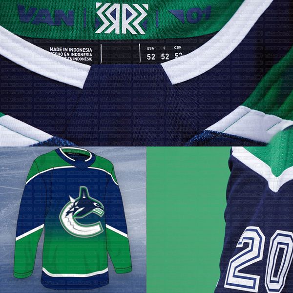 

vancouver canucks 2020 reverse retro jersey elias pettersson 49 braden holtby j.t. miller bo horvat nate schmidt quinn hughes jake kielly, Black;red