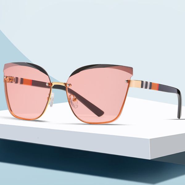 

new fashion women's sunglasses 147 star versatile sunglasses cat's eye frame sunglasses designer aws, White;black