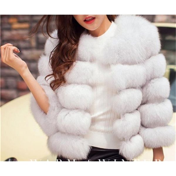 

good quality new fashion luxury fox fur vest women short winter warm jacket coat waistcoat variety color for choice, Black