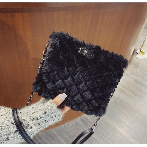 

горячий продавать 1 шт женщины леди плечо сумка crossbody плюша способа для мобильного телефона деньги карты -b5