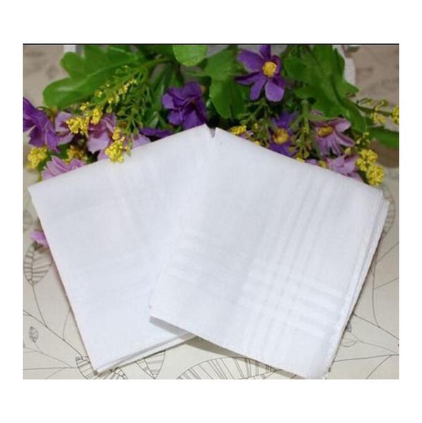 

party 34cm 100% cotton male table satin handkerchief towboats square handkerchief whitest 34cm jlljom yummy_shop, White