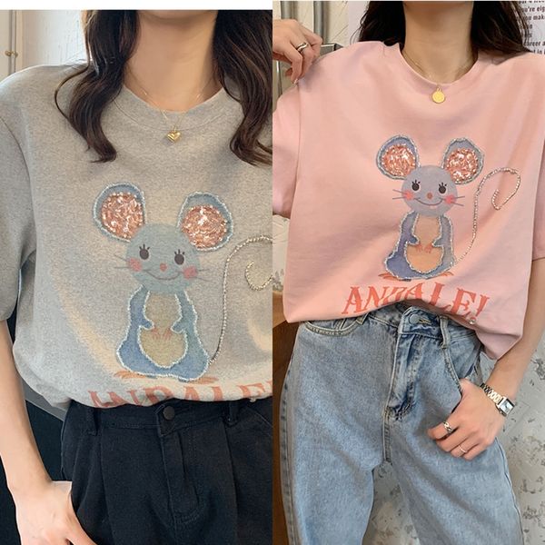 

2020 summer new korean white jacket cotton short sleeve t-shirt for female studentseasy to wear and easy to wearpure cotton t-shirt ins