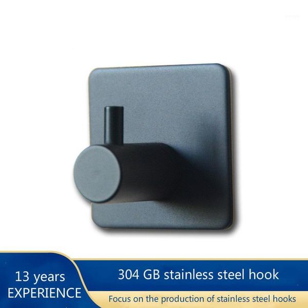 

hooks & rails black creative kitchen hardware single hook stainless steel1