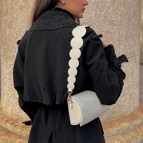 

mini red stylish shoulder bags for women wavy strap pillow bag ladies handbags and purses small crossbody messenger bags ins