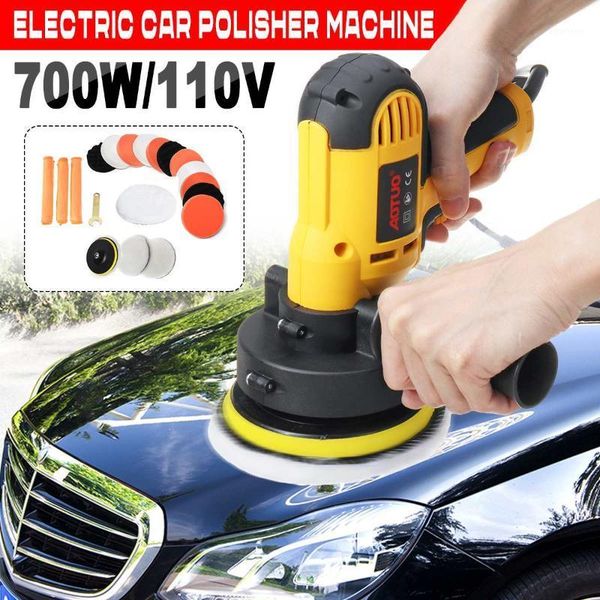 

110v/220v 3700rpm electric car polisher machine 700w auto polishing machine adjustable speed sanding waxing tools car1