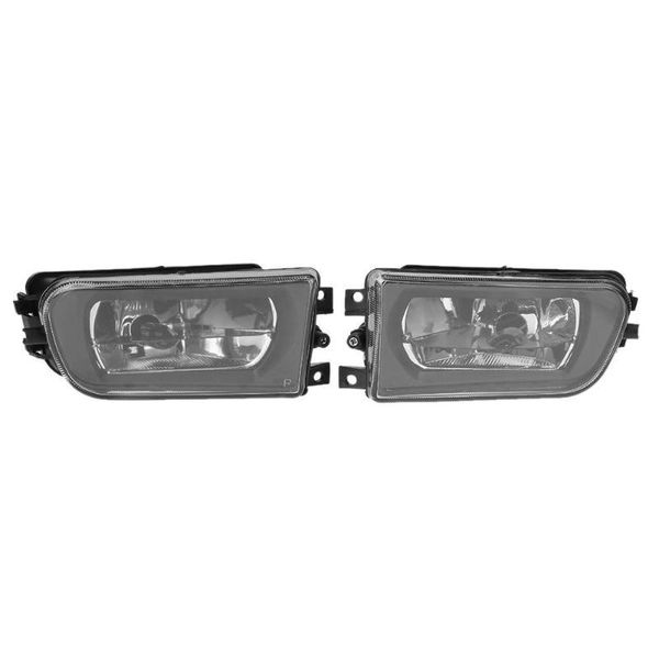 

1 pair car fog light lamp automobiles clear glass lens front headlight headlamp for e39 5-series 95-02 auto accessories