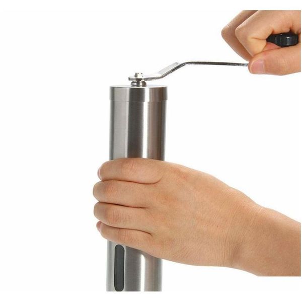 

30pcs coffee grinder manual coffee maker meat gorn 304 stainless steel burr mill grinders ceramic corn grinding g jllwpz dh_niceshop