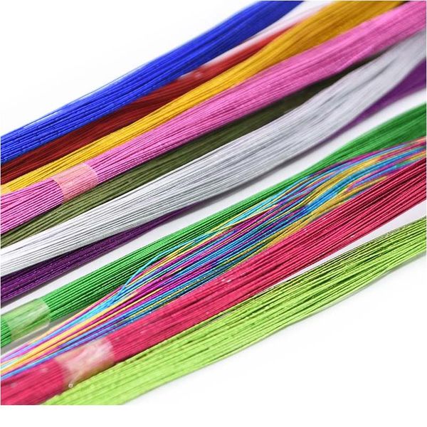 

26# 25/50/100pcs stocking flower iron wire 80cm diameter 0.46mm used iron wire for diy nylon stocking flower making a bbysmb