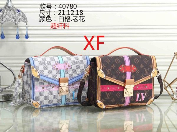 

crossbod bag brand fashion handbags designers bags saddle women handbag leather 2020 luxurys bags womens purses new chain shoulder y 20 swfm, Brown;gray