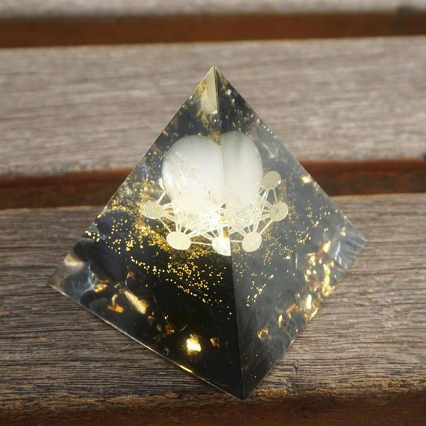 

handmade rose quartz sphere orgone pyramid 60mm handm qylwfc, Black