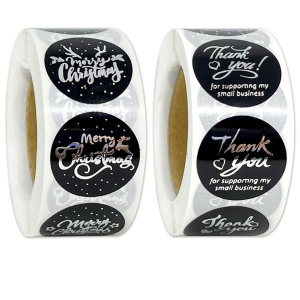 

thank you merry christmas for 500pcs seal label gift packaging stickers birthday party offer stationery sticker