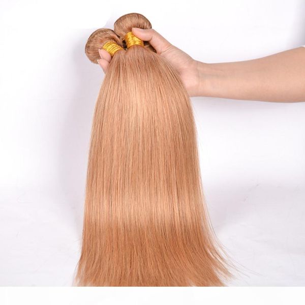 

elibess волос- honey blonde # 27color бразильские прямые волосы 100% человеческих волос связки 12-24inch 100г пучка 3 расслоения человека во, Black